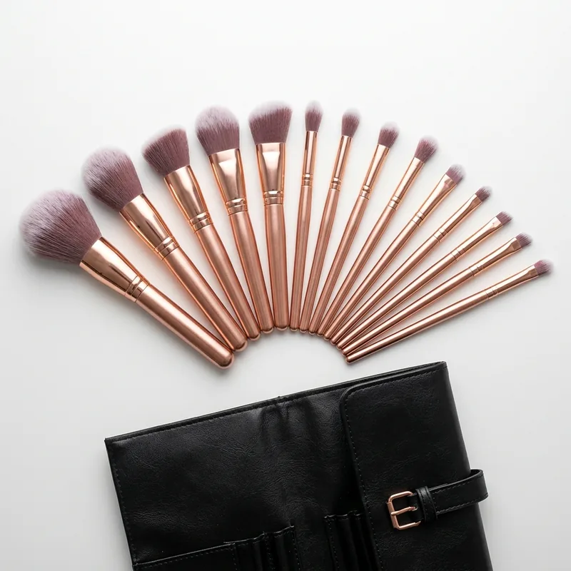 Professional Makeup Brush Set (16-Piece)