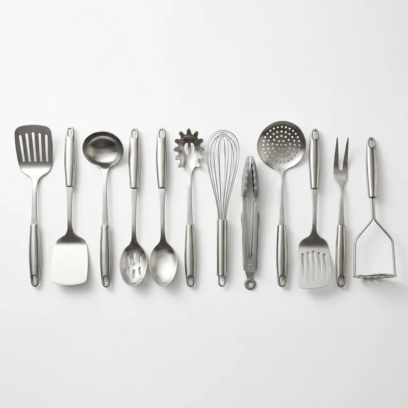 Stainless Steel Kitchen Utensil Set (12-Piece)